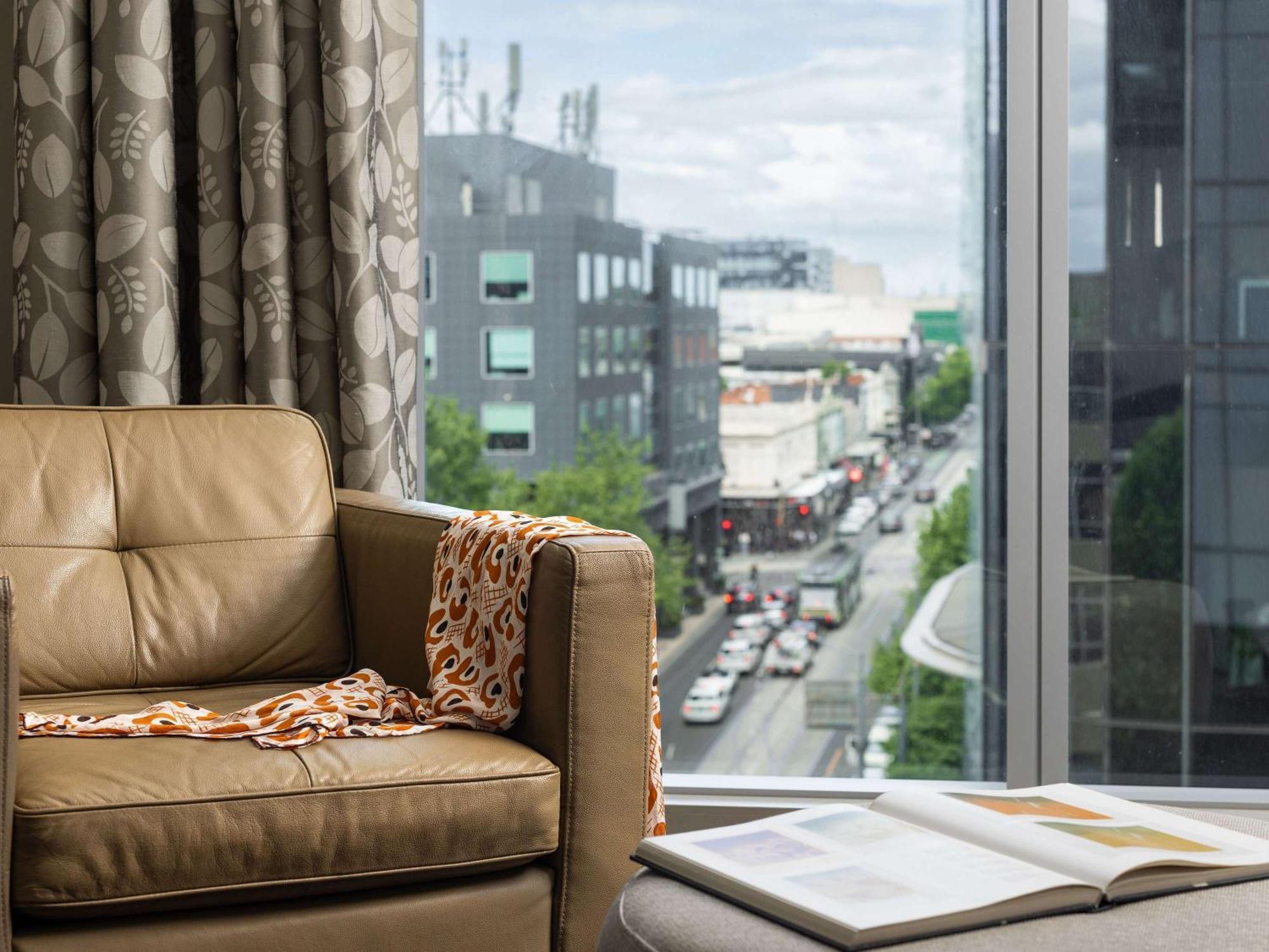 The Olsen Melbourne Art Series Bagian luar foto A view from a room at the hotel